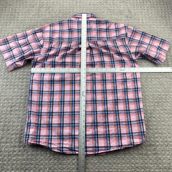 COPY - Wrangler Shirt Men Medium M Red Blue Plaid Button Down Cowboy Collection… - Picture 7 of 9